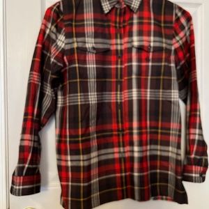Ralph Lauren plaid front button shirt